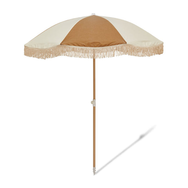 Salty Shadows / Aluminium Beach Umbrella - Goldie