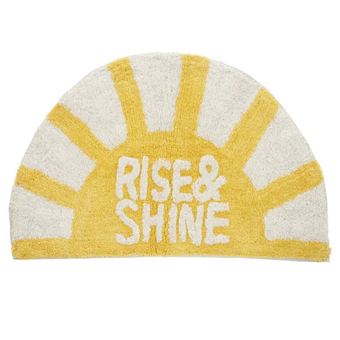 Coast To Coast / 'Rise & Shine' Cotton Bathmat - Yellow