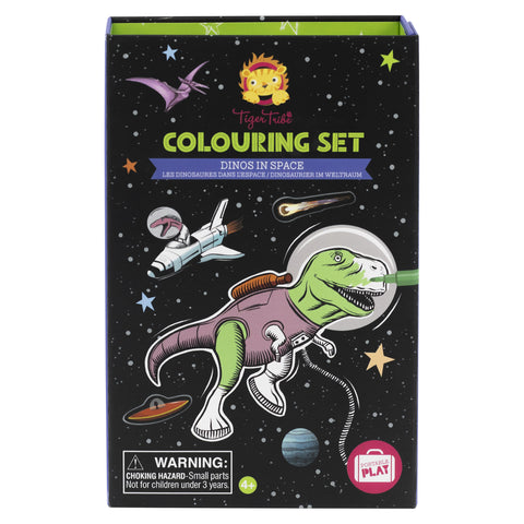 Tiger Tribe / Colouring Set - Dinos In Space