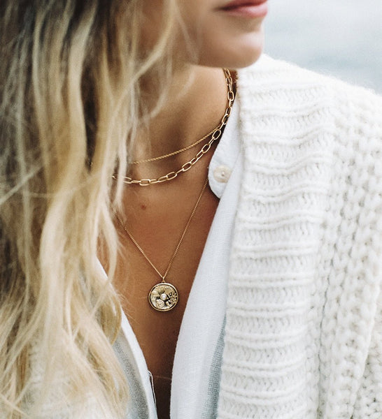 Kirstin Ash / Tidal Chain Choker - Gold