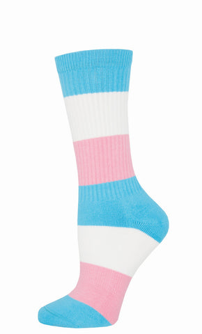 Socksmith / Unisex Athletic Socks - Transpride