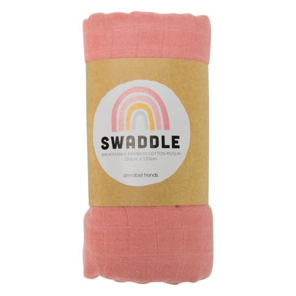 Annabel Trends / Muslin Swaddle - Coral