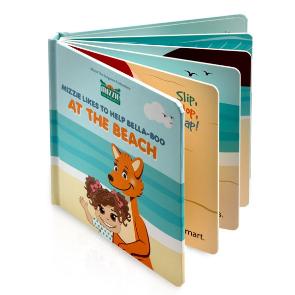Mizzie / Interactive Touch & Feel Book - At The Beach