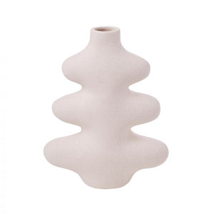 Emporium / Wave Ceramic Vessel - Beige