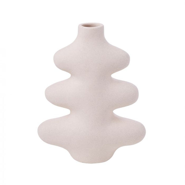 Emporium / Wave Ceramic Vessel - Beige