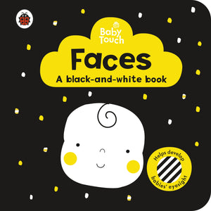Baby Touch Black & White Book: Faces - Ladybird