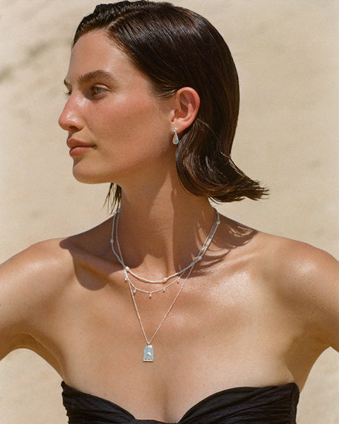 Kirstin Ash / Vista Pearl Necklace - 18K Gold Plated