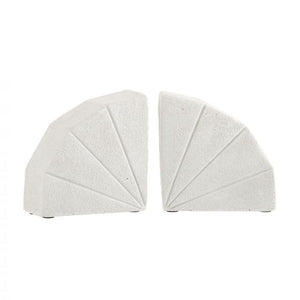 Emporium / Mesaria Bookends (Set 2) - White Sand