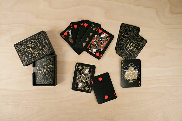 Calligraphuck / Playing Cards - Game On, Bitches