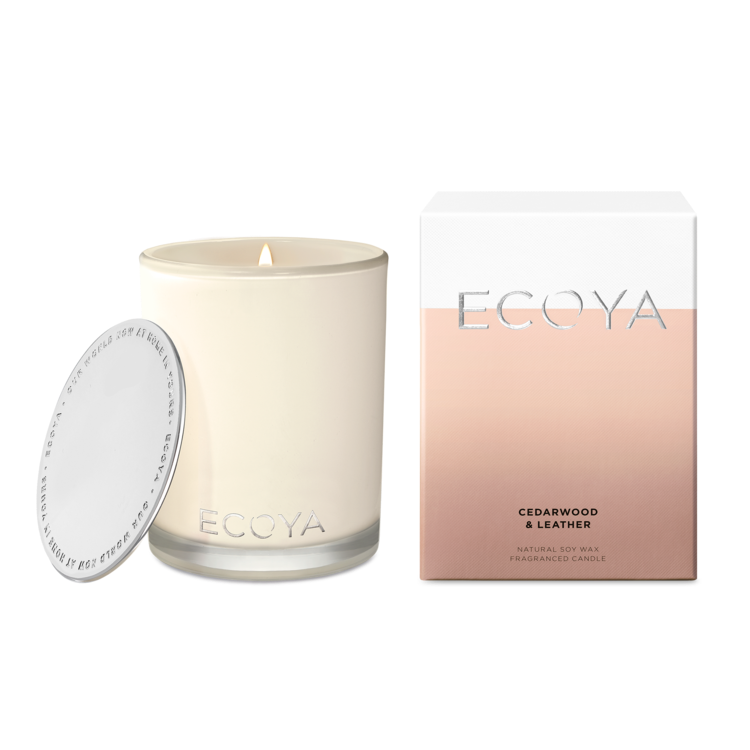 Ecoya / Madison Jar Candle - Cedarwood & Leather
