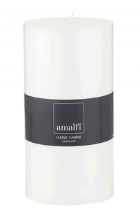 Amalfi / Classic White Pillar Candle (20x10x10cm)