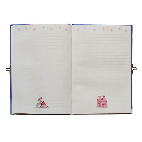 Tiger Tribe / Lockable Diary - Unicorn Rainbows